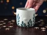 Mug/pot Gardien cornu vert/orange