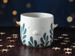 Mug/pot Gardien cornu vert/orange