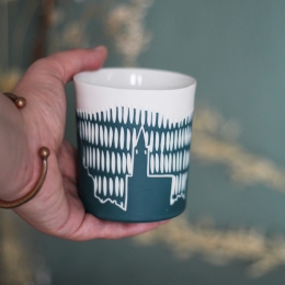 Tasse "Strasbourg" vert