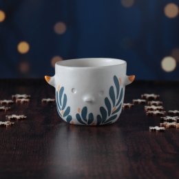 Tasse Gardien cornu vert/orange