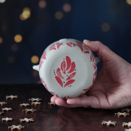 Mug/pot Gardien de Noël rouge