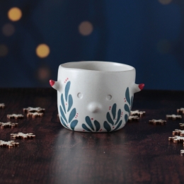 Tasse Gardien de Noël cornu vert