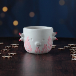 Tasse Gardien feuillu rose/rouge