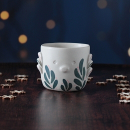 Tasse Gardien écaille vert/rose